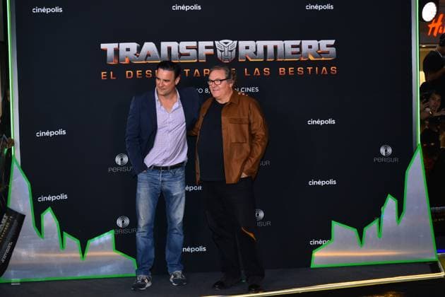 Transformers: Rise of the Beasts Mexico City Premiere May 30, 2023, Mexico City, Mexico: Producers Lorenzo di Bonaventura and Mark Vahradian attend the red carpet of the Transformers: Rise of the Beasts Film Premiere at Cinepolis Perisur, on May 30, 2023 in Mexico City, Mexico. (Photo by Carlos Tischler Eyepix Group) Copyright: xCarlosxTischler xEyepixxGroupx CT_30052023_93887