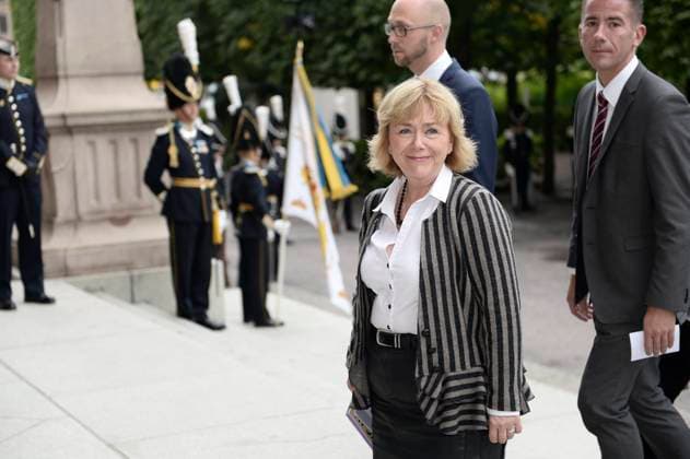 STOCKHOLM 2013-09-17 Justitieminister Beatrice Ask anländer till riksdagshuset i samband med riksmötets öppnande pa tisdagen. STOCKHOLM SVERIGE x10050x *** STOCKHOLM 2013 09 17 Minister of Justice Beatrice Ask arrives at the Riksdag building during the opening of the parliamentary session on Tuesday STOCKHOLM SWEDEN x10050x  Copyright: xPONTUSxLUNDAHLx xTTx RIKSMÖTETS ÖPPNANDE