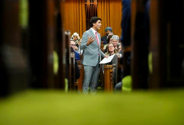 May 31, 2023, Ottawa, ON, CAN: Prime Minister Justin Trudeau rises during question period in the House of Commons on Parliament Hill in Ottawa on Wednesday, May 31, 2023. Ottawa CAN  - ZUMAc35_ 20230531_zaf_c35_078 Copyright: xSeanxKilpatrickx