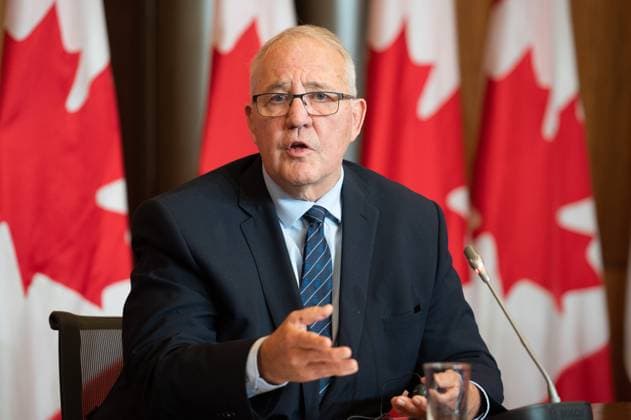 June 1, 2023, Ottawa, ON, Canada: Emergency Preparedness Minister Bill Blair speaks during an update related to the 2023 Wildfire Season in Ottawa, on Thursday, June 1, 2023. Ottawa Canada  - ZUMAc35_ 20230601_zaf_c35_002 Copyright: xSpencerxColbyx