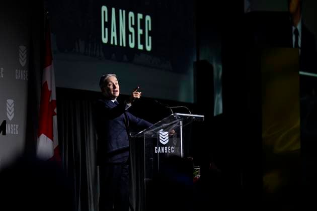 June 1, 2023, Ottawa, ON, CAN: Industry Minister Franvßois-Philippe Champagne delivers a keynote address at the CANSEC trade show, billed as North AmericaöÄÃ s largest multi-service defence event, in Ottawa, on Thursday, June 1, 2023. Ottawa CAN  - ZUMAc35_ 20230601_zaf_c35_020 Copyright: xJustinxTangx
