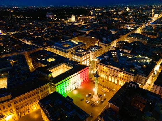 June 1, 2023, Rome, Italy: A handout picture, released by Chigi Palace Press Office, shows a moment of the military parade for the Republic Day, at the Fori Imperiali, Rome, Italy, 02 June 2023. The Feast of the Italian Republic is a national day of celebration established to commemorate the birth of the Italian Republic. It is celebrated every year on 02 June 2, the date of the institutional referendum of 1946, with the main celebration taking place in Rome. The Feast of the Italian Republic is one of the symbols of Italian homelands. NPK ANSA - Chigi Palace Press Office handout Rome Italy - ZUMAa110 20230601_zaf_a110_025 Copyright: xFilippoxAttilix