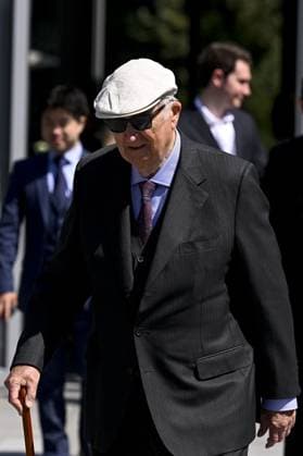 King Albert II of Belgium pictured during the Academic Closing Ceremony at the Queen Elisabeth Music chapel, in Waterloo, Friday 02 June 2023. The Queen will present the Artists in Residence at the Queen Elisabeth Music Chapel with their Artist Diploma, marking the end of their residency at the Queen Elisabeth Music Chapel.  DIRKxWAEM 68311471
