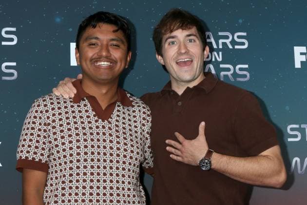 June 1, 2023, Los Angeles, CA, USA: LOS ANGELES - JUN 1: Pablo Hernandez, Alex Maystrik at the FOX s Stars on Mars VIP Red Carpet Press Preview at the Scum & Villainy Cantina on June 1, 2023 in Los Angeles, CA Los Angeles USA - ZUMAb170 20230601_zap_b170_027 Copyright: xKayxBlakex