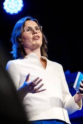 APELDOORN - Mirjam Bikker gives a speech during the 48th party congress of the ChristenUnie in Building 005. ANP ROB ENGELAAR netherlands out - belgium out  Copyright: xx x470794210x originalFilename: 470794210.jpg