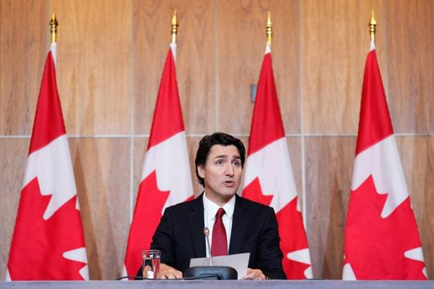 June 5, 2023, Ottawa, ON, CANADA: Prime Minister Justin Trudeau speaks at a press conference, in Ottawa, Monday, June 5, 2023. Ottawa CANADA  - ZUMAc35_ 20230605_zaf_c35_015 Copyright: xSeanxKilpatrickx
