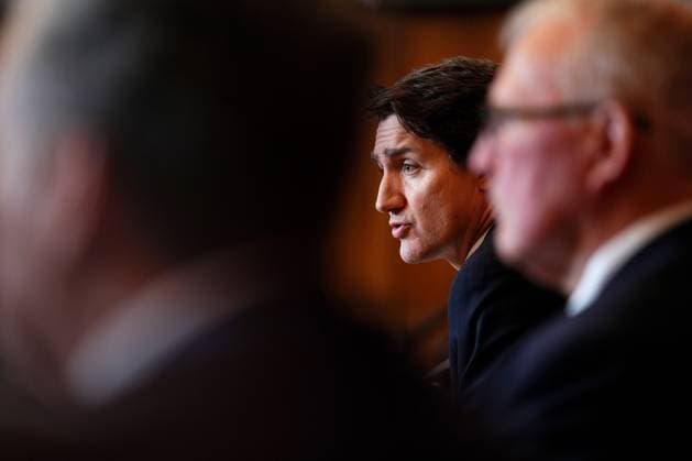 June 5, 2023, Ottawa, ON, CANADA: Prime Minister Justin Trudeau speaks at a press conference, in Ottawa, Monday, June 5, 2023. Ottawa CANADA  - ZUMAc35_ 20230605_zaf_c35_025 Copyright: xSeanxKilpatrickx