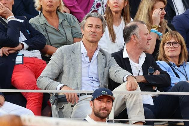 Roland Garros 2023 - Celebrities In The Stands - Day 10 NB Laurent Solly in the stands during French Open Roland Garros 2023 on June 06, 2023 in Paris, France. Photo by Nasser Berzane ABACAPRESS.COM Paris France  Copyright: xBerzanexNasser ABACAx 856021_007 BerzanexNasser ABACAx 856021_007