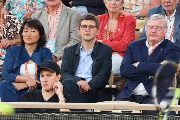 Roland Garros 2023 - Celebrities In The Stands - Day 10 NB Thomas Sotto in the stands during French Open Roland Garros 2023 on June 06, 2023 in Paris, France. Photo by Nasser Berzane ABACAPRESS.COM Paris France  Copyright: xBerzanexNasser ABACAx 856021_008 BerzanexNasser ABACAx 856021_008