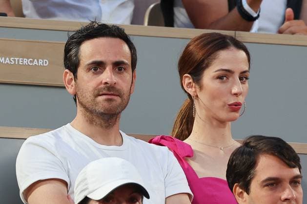 Roland Garros 2023 - Celebrities In The Stands - Day 10 NB Camille Combal, Marie Treille Stefani in the stands during French Open Roland Garros 2023 on June 06, 2023 in Paris, France. Photo by Nasser Berzane ABACAPRESS.COM Paris France  Copyright: xBerzanexNasser ABACAx 856021_020 BerzanexNasser ABACAx 856021_020
