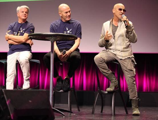 Lancement de ELA 2023 en presence de Florent Pagny Zinedine Zidane et Guy Alba a la Cite des Sciences et de l Industrie CELEBRITIES:Lancement de ELA 2023 - Paris - 07 06 2023 JonathanRebboah Panoramic  PESRK24022012