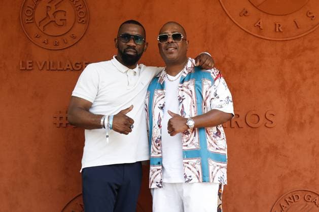 Passy et Jacky Brown CELEBRITES : Roland-Garros 2023 - Paris - 08 06 2023 MichaelBaucher Panoramic 