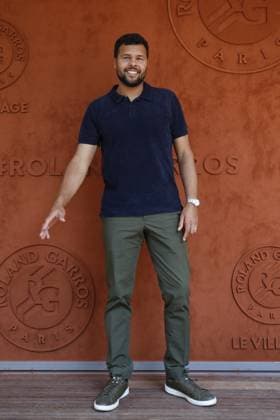 Jo-Wilfried Tsonga CELEBRITES : Roland-Garros 2023 - Paris - 08 06 2023 MichaelBaucher Panoramic 