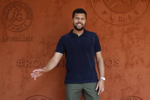 Jo-Wilfried Tsonga CELEBRITES : Roland-Garros 2023 - Paris - 08 06 2023 MichaelBaucher Panoramic 