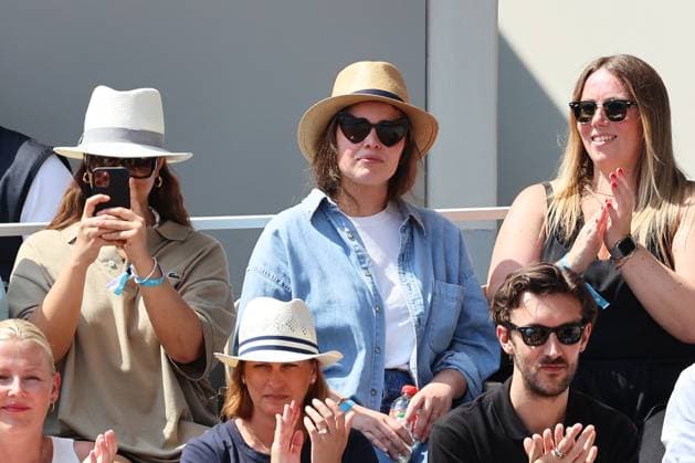 Roland Garros 2023 - Celebrities In The Stands - Day 12 NB Marie-Ange Casta in the stands during French Open Roland Garros 2023 on June 08, 2023 in Paris, France. Photo by Nasser Berzane ABACAPRESS.COM Paris France  Copyright: xBerzanexNasser ABACAx 856289_012 BerzanexNasser ABACAx 856289_012