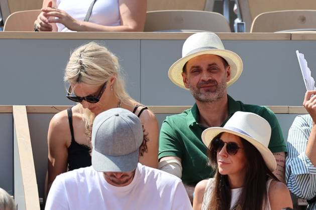 Roland Garros 2023 - Celebrities In The Stands - Day 12 NB Delphine Delafon and Augustin Trapenard in the stands during French Open Roland Garros 2023 on June 08, 2023 in Paris, France. Photo by Nasser Berzane ABACAPRESS.COM Paris France  Copyright: xBerzanexNasser ABACAx 856289_035 BerzanexNasser ABACAx 856289_035