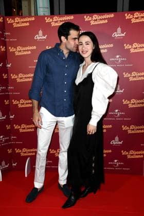 Milan, Party for the launch of the new single by Fabio Rovazzi and Orietta Berti. In the photo Aurora Ramazzotti, Goffredo Cerza  Copyright: xSimonexComix xipa-agency.netx xComi Terenghix IPA_IPA38505485