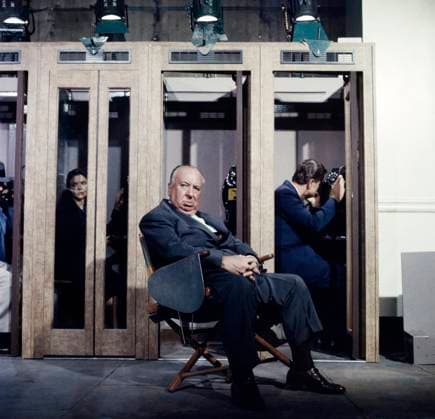 NORTH BY NORTHWEST, director Alfred Hitchcock, on-set, 1959M2DNOBY EC004 PUBLICATIONXNOTxINxCANxCHNxFRAxITAxJPNxNORxPOLxRUSxESPxUKxUSA Copyright: xx M2DNOBY EC004