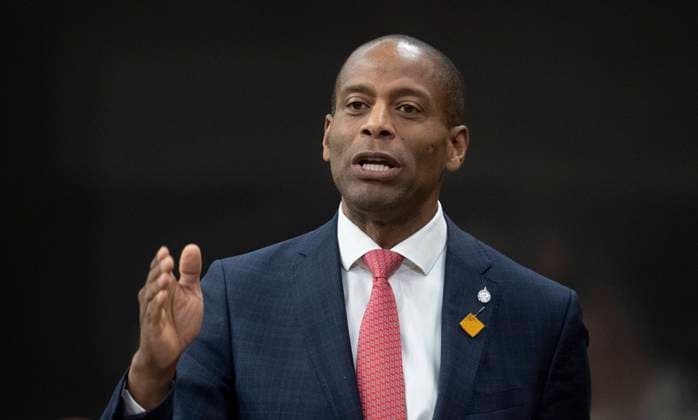 June 9, 2023, Ottawa, ON, Canada: Parliamentary Secretary to the Prime Minister and to the President of the Treasury Board Greg Fergus rises during Question Period, in Ottawa, Friday, June 9, 2023. Ottawa Canada  - ZUMAc35_ 20230609_zaf_c35_042 Copyright: xAdrianxWyldx