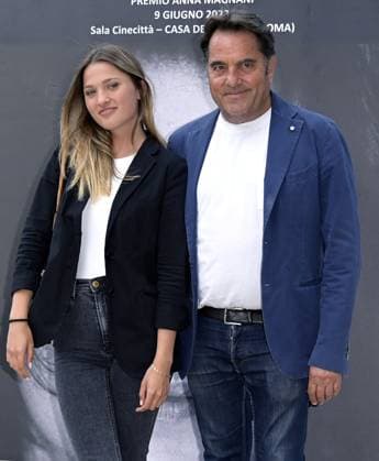 Mc Rome 09 06 2023 Anna Magnani Award 2023 photo Mario Cartelli Image in the photo Saverio Vallone Caterina Vallone