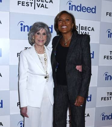 June 10, 2023, New York, New York, USA: Jane Fonda and Robin Roberts Honored at 3rd Annual Harry Belafonte Voices For Social Justice Award at the 2023 Tribeca Film Festival at Spring Studios in New York. New York USA - ZUMAp281 20230610_zea_p281_004 Copyright: xPhotoxImagexPressx