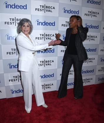 June 10, 2023, New York, New York, USA: Jane Fonda and Robin Roberts Honored at 3rd Annual Harry Belafonte Voices For Social Justice Award at the 2023 Tribeca Film Festival at Spring Studios in New York. New York USA - ZUMAp281 20230610_zea_p281_002 Copyright: xPhotoxImagexPressx