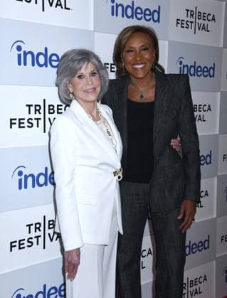 June 10, 2023, New York, New York, USA: Jane Fonda and Robin Roberts Honored at 3rd Annual Harry Belafonte Voices For Social Justice Award at the 2023 Tribeca Film Festival at Spring Studios in New York. New York USA - ZUMAp281 20230610_zea_p281_009 Copyright: xPhotoxImagexPressx