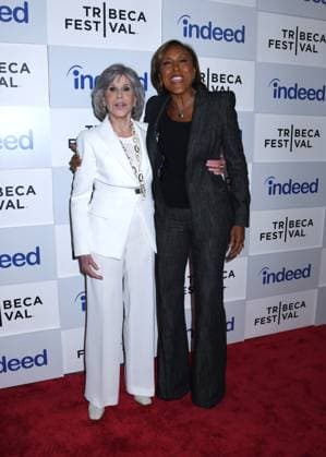 June 10, 2023, New York, New York, USA: Jane Fonda and Robin Roberts Honored at 3rd Annual Harry Belafonte Voices For Social Justice Award at the 2023 Tribeca Film Festival at Spring Studios in New York. New York USA - ZUMAp281 20230610_zea_p281_011 Copyright: xPhotoxImagexPressx