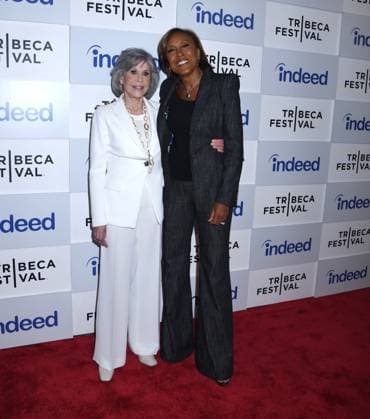 June 10, 2023, New York, New York, USA: Jane Fonda and Robin Roberts Honored at 3rd Annual Harry Belafonte Voices For Social Justice Award at the 2023 Tribeca Film Festival at Spring Studios in New York. New York USA - ZUMAp281 20230610_zea_p281_021 Copyright: xPhotoxImagexPressx