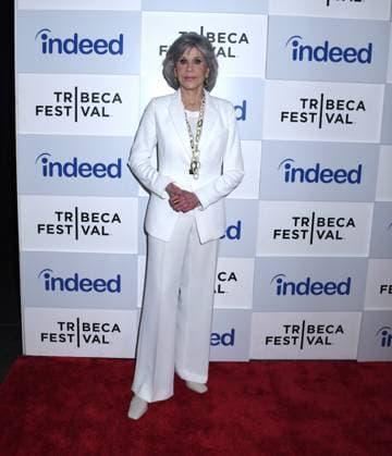 June 10, 2023, New York, New York, USA: Jane Fonda Honored with Harry Belafonte Voices For Social Justice Award at the 2023 Tribeca Film Festival at Spring Studios in New York. New York USA - ZUMAp281 20230610_zea_p281_031 Copyright: xPhotoxImagexPressx