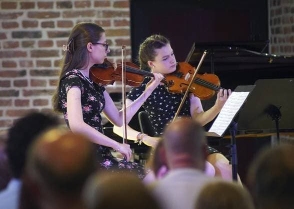 <p>Das Abschlußkonzert des Rheinischern Kammermusikkurs findet am Sonntag, 11.06.2023, in der Aula der Weseler Musik- und Kunstschule statt. Deutschland NRW Wesel Copyright: GerdxHermann