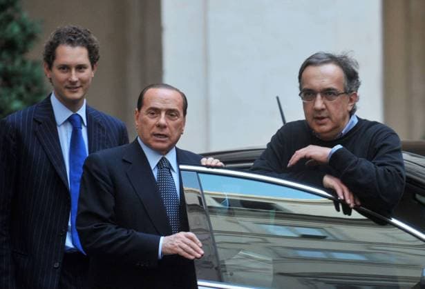 ROME - PRESENTATION OF FIAT VEHICLES USED DURING THE G8 DELL AQUILA - JOHN ELKANN - SILVIO BERLUSCONI - SERGIO MARCHIONNE - PRESENTATION AT PALAZZO CHIGI (Camilla Morandi IPA, Rome - 2009-06-11) ps the photo can be used with respect for the context in which it was taken, and without the defamatory intent of the decorum of the people represented (Photo Repertorio - 2018-07-25, Camilla Morandi IPA) ps the photo can be used in compliance with the context in which it was taken, and without defamatory intent of the decorum of the people represented Editorial Usage Only  Copyright: xCamillaxMorandix xIPAx xIPAx Agenzia_Fotogramma_FGR3116411