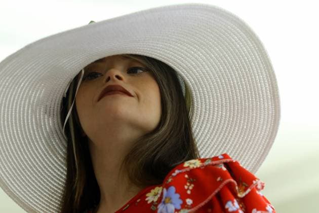 Jessica Jacinto, Model mit Down-Syndrom bei Angel Venegas Modenschau in Valencia, Venezuela June 11, 2023: June 12, 2022. Jessica Jacinto, the Venezuelan model with Down syndrome, was present and paraded Sprint summer, made by fashion designer Angel Venegas, in the state city of Valencia, Carabobo state. Venezuela. Photo: - ZUMAhe3_ 20230611_zbp_he3_027 Copyright: xJuanxCarlosxHernandezx