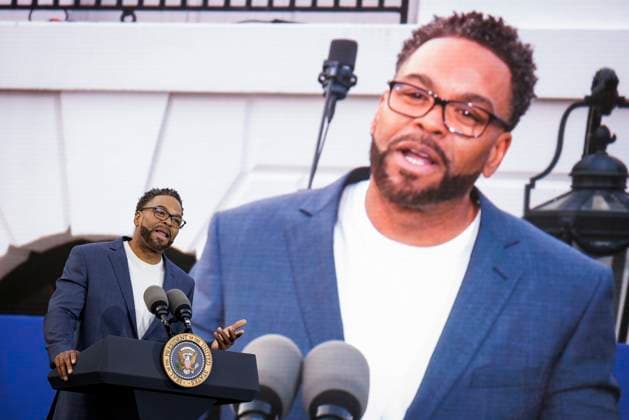 US rapper and actor Method Man speaks during a Juneteenth concert on the South Lawn of the White House on June 13, 2023 in Washington, D.C. Juneteenth celebrates the emancipation of enslaved African Americans on June 19th and was declared a federal holiday in 2021 by President Joe Biden.  WASP20230613101 SamuelxCorum SipaxUSA
