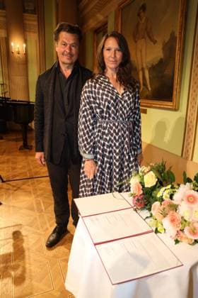 Award of the professional title of Kammerschauspieler Vienna, Josefstadt, 14 06 2023 Michael DANGL , Maria KÖSTLINGER