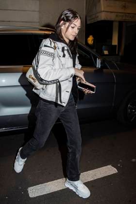 MFW - Versace Fashion show - After show Party Vittoria Ceretti arrives to Versace after show party during Milan Fashion Autumn Winter 2019 20 on February 22, 2019 in Milan, Italy. Photo by Marco Piovanotto Abacapress.com  Copyright: xPiovanottoxMarco ABACAx 671813_009 PiovanottoxMarco ABACAx 671813_009