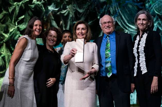 Rep. Nancy Pelosi, D-CA, receives an award during the League of Conservation Voters annual Capital Dinner at The Anthem in Washington, DC on Wednesday, June 14, 2023.  WAP20230614327 BONNIExCASH