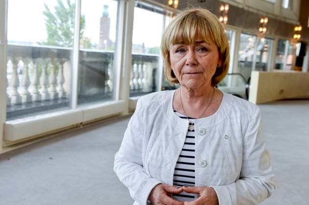 STOCKHOLM 20150624 Beatrice Ask (M), ordförande i Justitieutskottet, kommenterar regeringens atgärdspaket för utsatta EU-medborgare som vistas tillfälligt i Sverige. Foto Bertil Ericson TT kod 10000 STOCKHOLM SVERIGE x10000x *** STOCKHOLM 20150624 Beatrice Ask M , chairman of the Justice Committee, comments on the governments package of measures for vulnerable EU citizens staying temporarily in Sweden Photo Bertil Ericson TT code 10000 STOCKHOLM SWEDEN x10000x.  Copyright: xBertilxEricson TTx ASK (M) OM TIGGERI