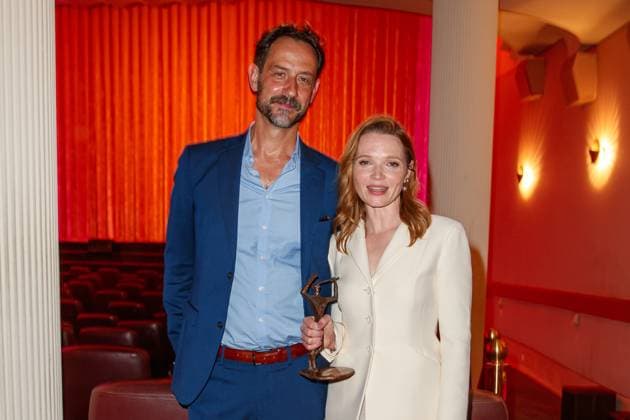 Award Ernst Lubitsch Preis 2023 Karoline Herfurth with husband Christopher Doll at the Ernst Lubitsch Preis 2023 in the Astor Film Lounge on 14 06 2023 in Berlin Copyright: xEventpressxKochanx