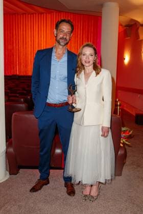 Award Ernst Lubitsch Preis 2023 Karoline Herfurth with husband Christopher Doll at the Ernst Lubitsch Preis 2023 in the Astor Film Lounge on 14 06 2023 in Berlin Copyright: xEventpressxKochanx