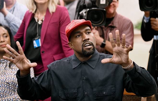 Kanye West Again Says He Will Run For President File photo dated October 11, 2018 of artist Kanye West speaks in the Oval Office of the White House during a meeting with President Trump to discuss criminal justice system and prison reform in Washington, DC. US rapper Kanye West took to Twitter over the weekend to announce he was running for president, with his declaration quickly going viral and prompting a flurry of speculation. His wife Kim Kardashian West and entrepreneur Elon Musk endorsed him. Photo by Olivier Douliery Abaca Press Washington DC United States  Copyright: xDoulieryxOlivier ABACAx 735633_011 DoulieryxOlivier ABACAx 735633_011
