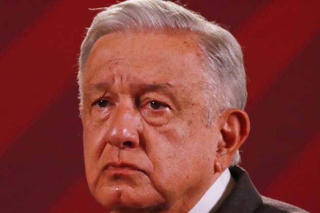 Mexican President, Lopez Obrador Briefing Conference June 15, 2023 in Mexico City, Mexico: President of Mexico Andres Manuel Lopez Obrador, speaks during the briefing morning conference in front of media at the National Palace, on June 15, 2023 in Mexico City, Mexico. (Photo by Carlos Santiago Eyepix Group) Copyright: xCarlosxSantiagox xEyepixxGroupx CS202306156743