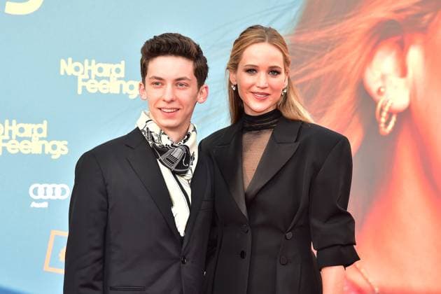 Bilder des Jahres 2023, Entertainment June 06 Entertainment Themen der Woche KW24 Entertainment Bilder des Tages Deutschlandpremiere von NO HARD FEELING Andrew Feldmann, Jennifer Lawrence Ankunft, roter Teppich zur Deutschlandpremiere von NO HARD FEELINGSerlin am 15.06.2023 *** German premiere of NO HARD FEELING Andrew Feldmann, Jennifer Lawrence Arrival, red carpet for German premiere of NO HARD FEELINGSerlin on 15 06 2023 Photopress Mueller Photopress Mueller