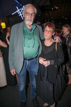 15 06 2023, Globe Vienna, Austrian Film Award 2023, award gala d Academy of Austrian Film in the picture Walter Kindler with wife Ingrid Koller, Austrian Film Award 2023.