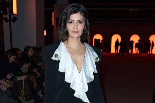 PFW - Balmain Front Row AM Audrey Tautou attending the Balmain show as part of the Paris Fashion Week Womenswear Fall Winter 2020 2021 in Paris, France on February 28, 2020. Photo by Aurore Marechal ABACAPRESS.COM Paris France  Copyright: xMarechalxAurore ABACAx 722149_090 MarechalxAurore ABACAx 722149_090