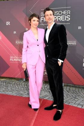 Julia Koschitz and Florian David Fitz at the Bavarian Film Award ceremony on 16 06 2023 at the Prinzregententheater in Munich Bavarian Film Award 2023 in Munich