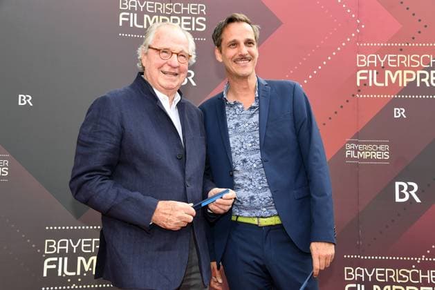 Friedrich von Thun and his son Max von Thun at the Bavarian Film Award ceremony on 16 06 2023 in the Prinzregententheater in Munich Bavarian Film Award 2023 in Munich