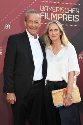 Michael and Claudia Roll at the Bavarian Film Award ceremony on 16 06 2023 at the Prinzregententheater in Munich Bavarian Film Award 2023 in Munich