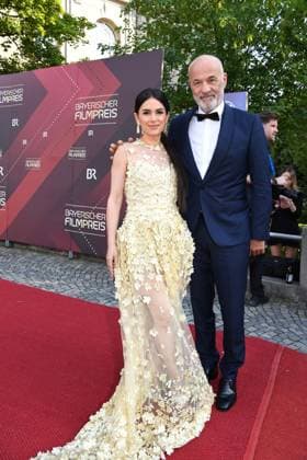 Heiner Lauterbach and Viktoria Lauterbach at the Bavarian Film Award ceremony on 16 06 2023 at the Prinzregententheater in Munich Bavarian Film Award 2023 in Munich