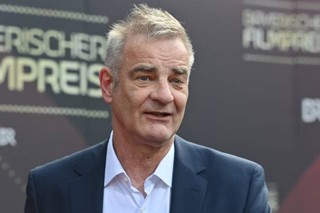 Heinrich SCHAFMEISTER Actor , single image,cropped single image,portrait,portrait red carpet,red carpet,Bavarian Film Award 2023 on 16 06 2023 in Prinzregententheater in Munich